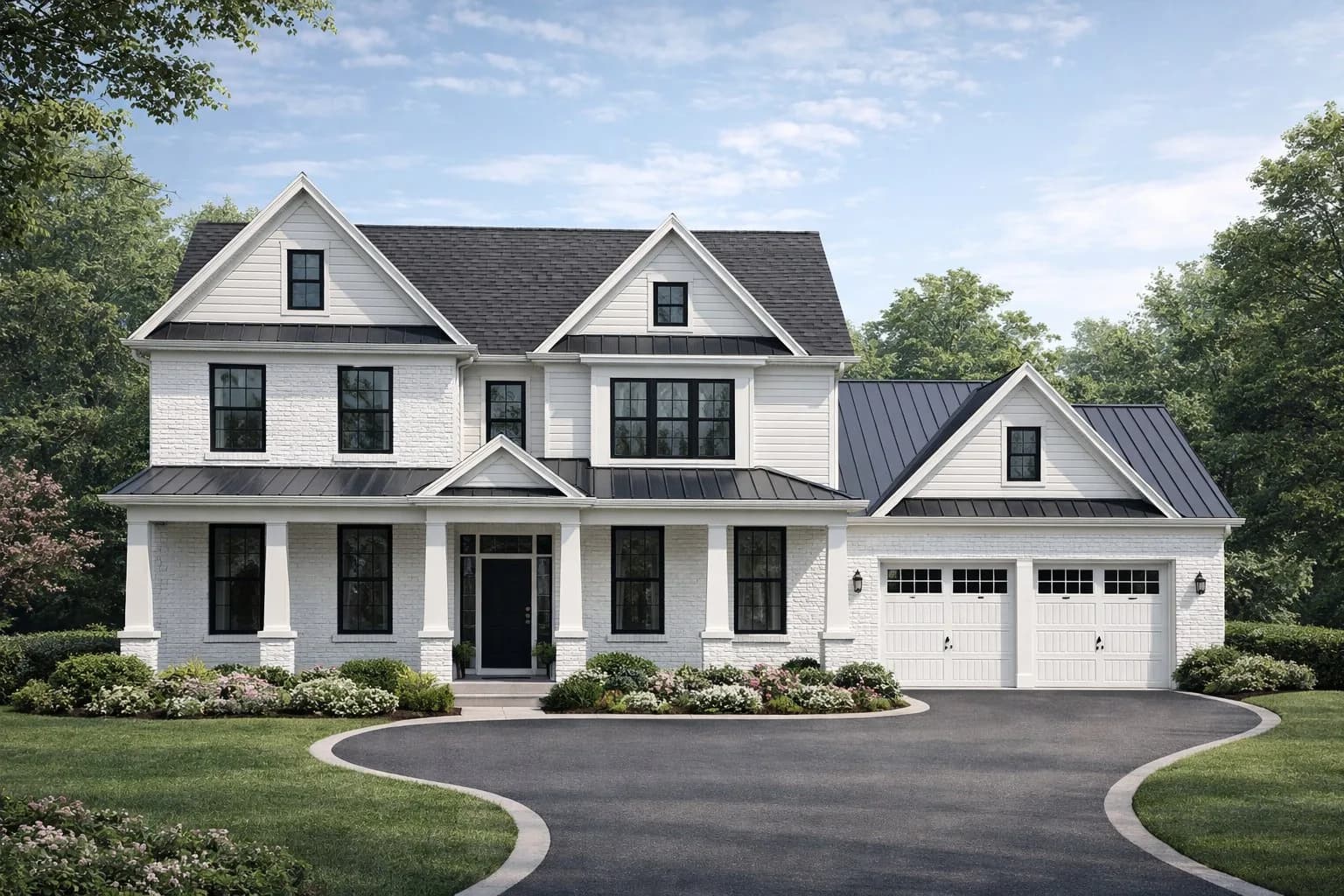 Conceptual exterior rendering for The Park House on Harris Avenue