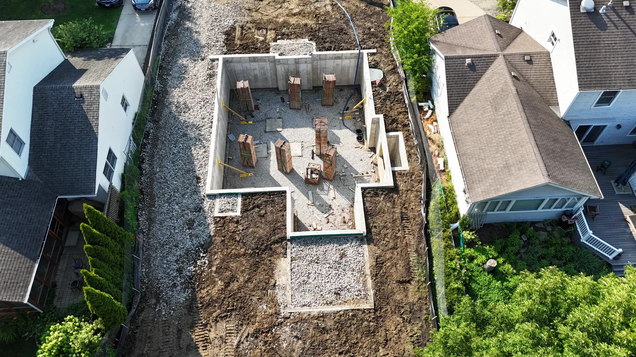 Current construction project in progress