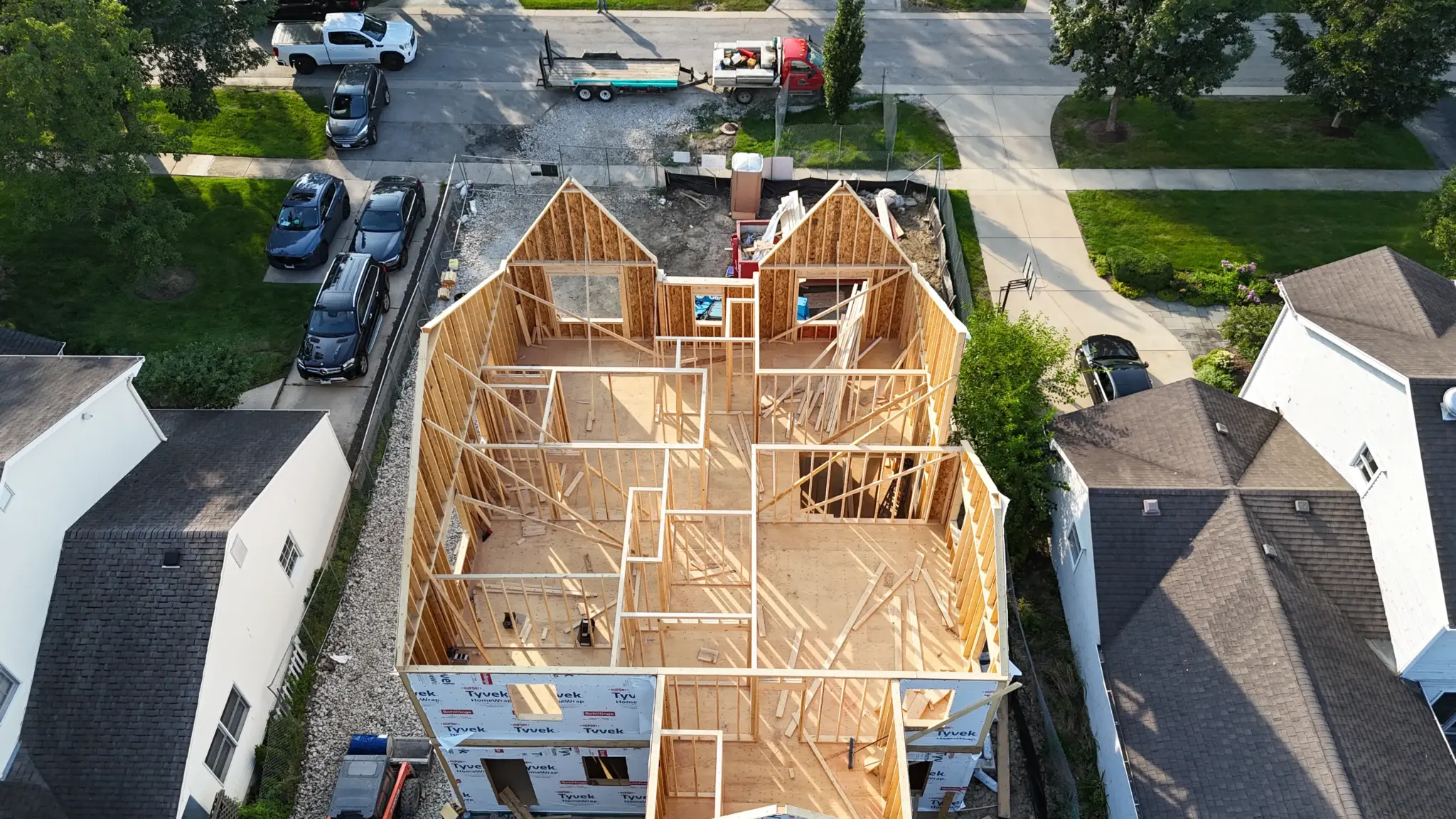 Active build site